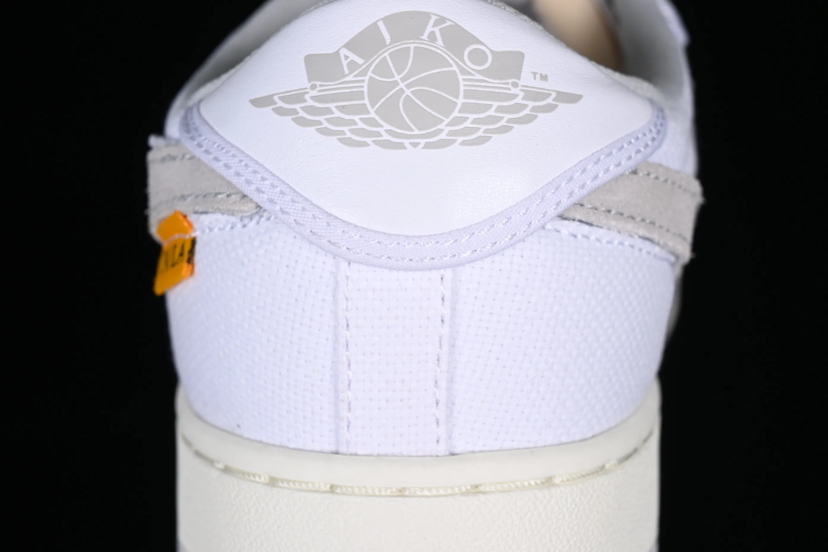 All categories Air Jordan Jordan series basketball shoes Air Jordan 1 Low Y version Uion LA x Air Jordan AJ1 KO Low joint white and gray low-top retro basketball shoes DO8912-101